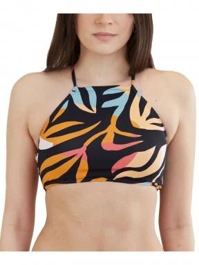 Fundango Hogg High Neck Top női bikini felső multikolor színben 1