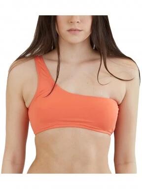 Fundango Madison One Shoulder Top női bikini felső narancssárga színben 1