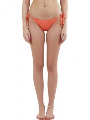 Fundango Innisfil Tie-side Bottoms női bikini alsó narancssárga színben 1