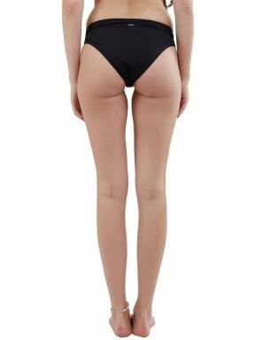 Fundango Sahara Mid Waist Full Bottoms női bikini alsó fekete színben 3