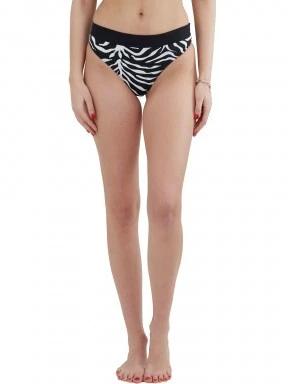 Fundango Sahara Mid Waist Full Bottoms női bikini alsó fekete színben 1