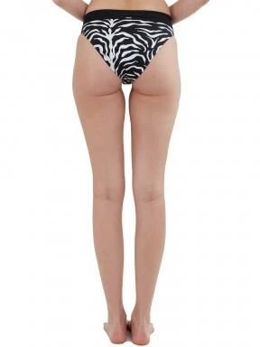 Fundango Sahara Mid Waist Full Bottoms női bikini alsó fekete színben 3