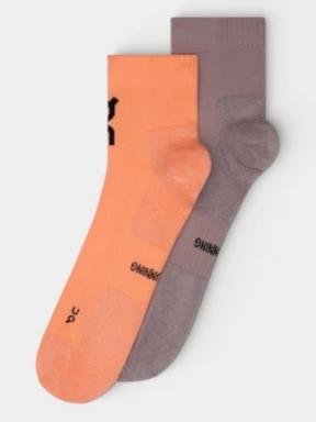 ON Core Run Sock Mid 2P sportzokni narancssárga színben 1