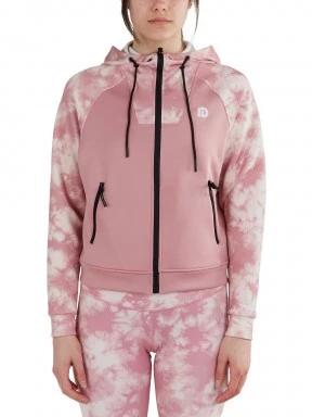 Fundango Draug Sweatshirt női kapucnis pulóver rózsaszín színben 1