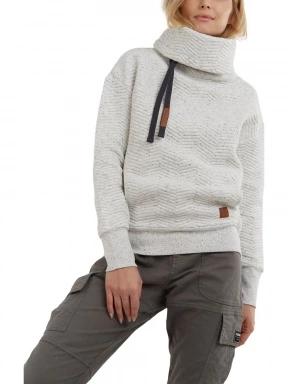 Fundango Aliz Pullover női pulóver homok színben 1