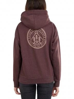 Fundango Haley Hooded Sweatshirt női kapucnis pulóver lila színben 3