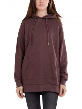 Fundango Ginger Hooded Sweatshirt női kapucnis pulóver lila színben 1