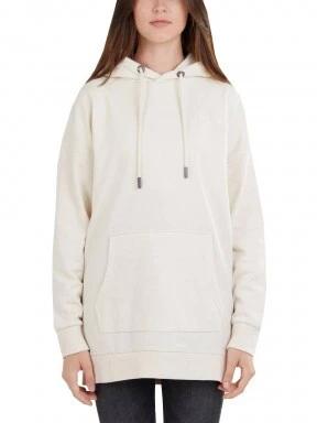 Fundango Ginger Hooded Sweatshirt női kapucnis pulóver fehér színben 1