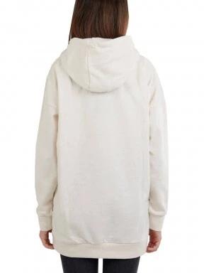 Fundango Ginger Hooded Sweatshirt női kapucnis pulóver fehér színben 3