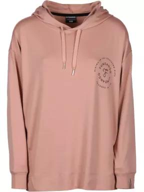 Fundango RICHMOND Hooded Pullover női kapucnis pulóver rózsaszín színben 1