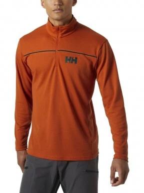 Helly Hansen Hp 1/2 Zip Pullover férfi polár pulóver narancssárga színben 1