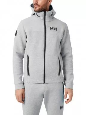 Helly Hansen Hp Ocean Fz Jacket férfi kapucnis pulóver szürke színben 1