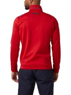 Helly Hansen Crew Fleece Jacket férfi polár pulóver piros színben 3