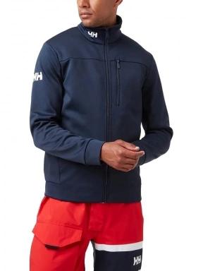 Helly Hansen Crew Fleece Jacket férfi polár pulóver sötétkék színben 1