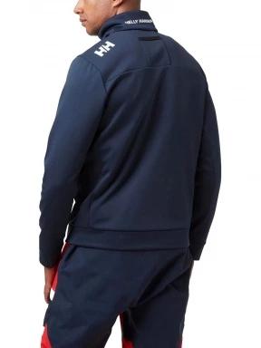 Helly Hansen Crew Fleece Jacket férfi polár pulóver sötétkék színben 3