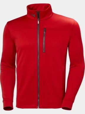 Helly Hansen Crew Fleece Jacket férfi polár pulóver piros színben 1