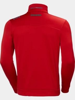 Helly Hansen Crew Fleece Jacket férfi polár pulóver piros színben 3