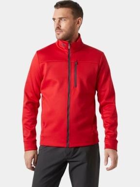 Helly Hansen Crew Fleece Jacket férfi polár pulóver piros színben 1