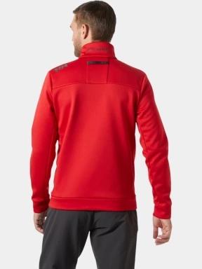 Helly Hansen Crew Fleece Jacket férfi polár pulóver piros színben 3