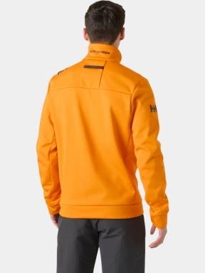 Helly Hansen Crew Fleece Jacket férfi polár pulóver narancssárga színben 3