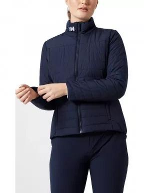 Helly Hansen W Crew Insulator Jacket 2.0 női utcai kabát sötétkék színben 1