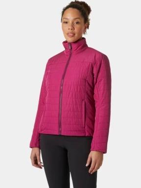 Helly Hansen W Crew Insulator Jacket 2.0 női steppelt átmeneti kabát magenta színben 1