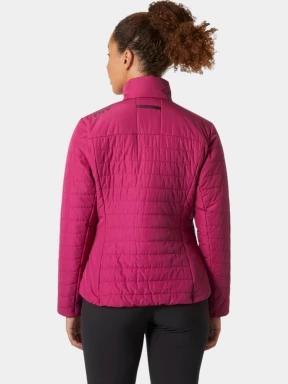 Helly Hansen W Crew Insulator Jacket 2.0 női steppelt átmeneti kabát magenta színben 3