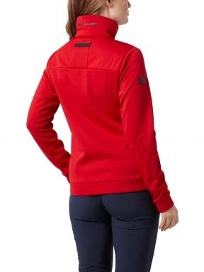Helly Hansen W Crew Fleece Jacket női polár pulóver piros színben 3
