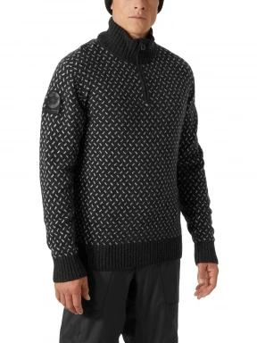 Helly Hansen Arctic Icelander 1/2 Zip férfi pulóver fekete színben 1