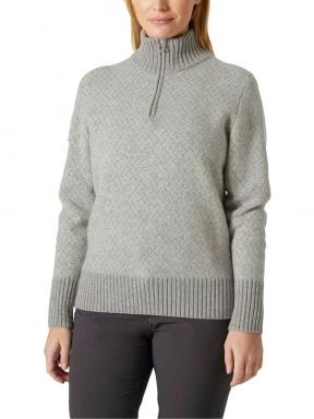 Helly Hansen W Arctic Iceland Knit női kötött pulóver szürke színben 1