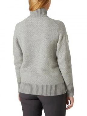 Helly Hansen W Arctic Iceland Knit női kötött pulóver szürke színben 3