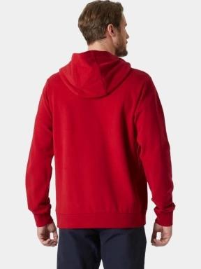Helly Hansen Hh Logo Hoodie 2.0 férfi kapucnis pulóver piros színben 3