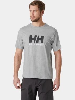 Helly Hansen Hh Logo T-Shirt 2.0 férfi rövid ujjú póló szürke színben 1