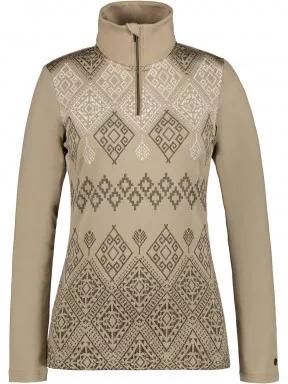 Luhta Luhta Kitinen női polár pulóver barna színben 1