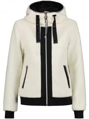 Luhta Luhta Edele női kapucnis pulóver fehér színben 1