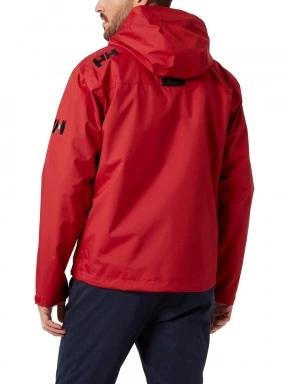 Helly Hansen Crew Hooded Midlayer Jacket férfi átmeneti kabát piros színben 3