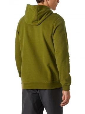 Helly Hansen Hh Logo Hoodie férfi kapucnis pulóver oliva színben 3