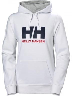 Helly Hansen W Hh Logo Hoodie női kapucnis pulóver fehér színben 1