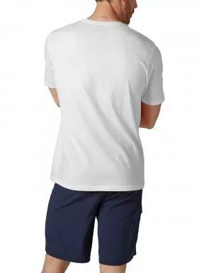 Helly Hansen Hh Logo T-Shirt férfi rövid ujjú póló fehér színben 3