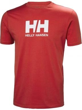 Helly Hansen Hh Logo T-Shirt férfi rövid ujjú póló piros színben 1