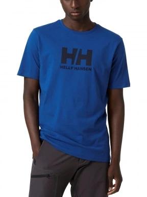 Helly Hansen Hh Logo T-Shirt férfi rövid ujjú póló kék színben 1