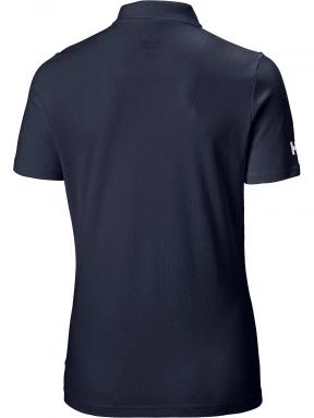 Helly Hansen W Crew Tech Polo női galléros póló kék színben 3