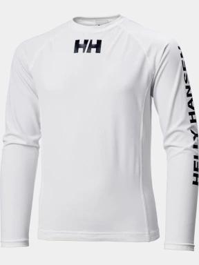Helly Hansen Jr Waterwear Rashguard hosszú ujjú lycra fehér színben 1