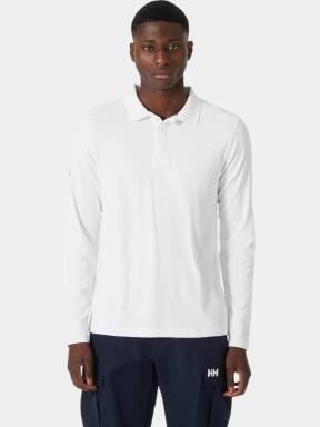 Helly Hansen Crewline Ls Polo férfi hosszú ujjú póló fehér színben 1