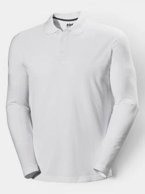 Helly Hansen Crewline Ls Polo férfi hosszú ujjú galléros póló fehér színben 1
