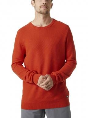 Helly Hansen Skagen Sweater férfi hosszú ujjú póló piros színben 1
