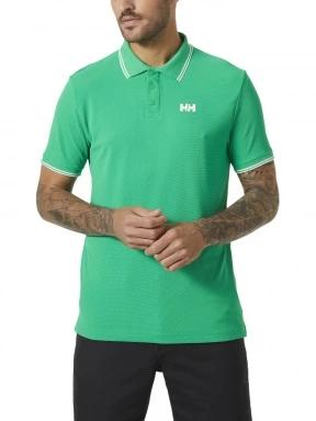 Helly Hansen Kos Polo férfi galléros póló zöld színben 1