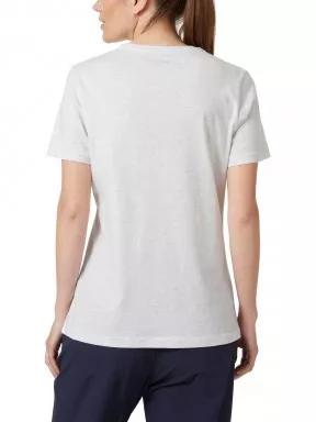 Helly Hansen W Hh Logo T-Shirt női rövid ujjú póló szürke színben 3