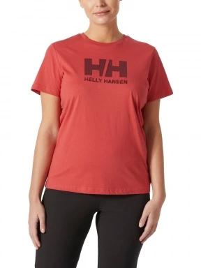 Helly Hansen W Hh Logo T-Shirt női rövid ujjú póló piros színben 1