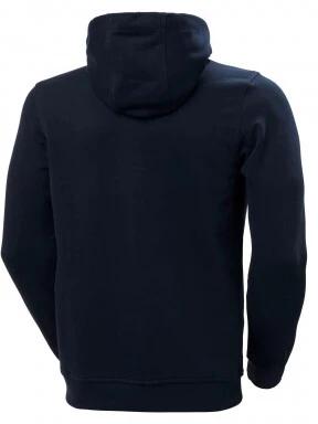 Helly Hansen Hh Logo Full Zip Hoodie férfi kapucnis pulóver sötétkék színben 3
